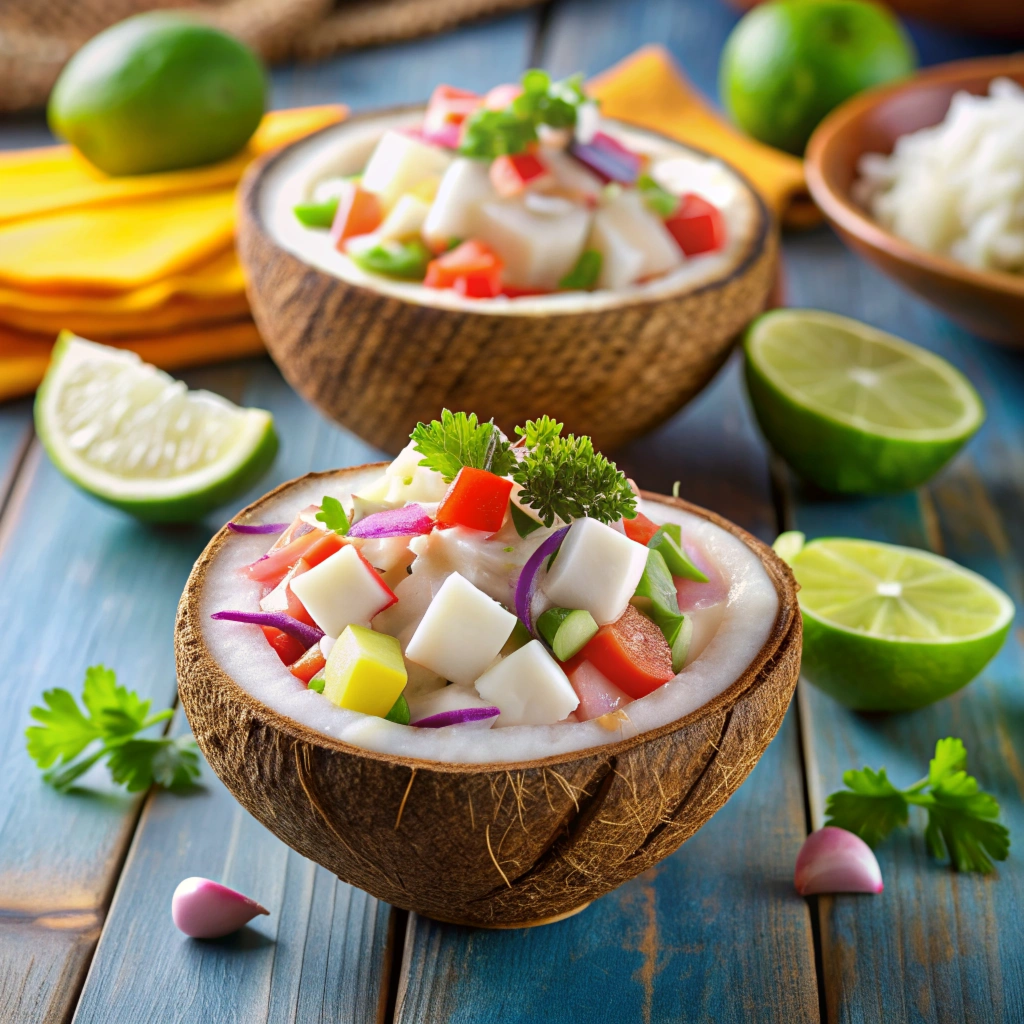 Jamaican Coconut Ceviche