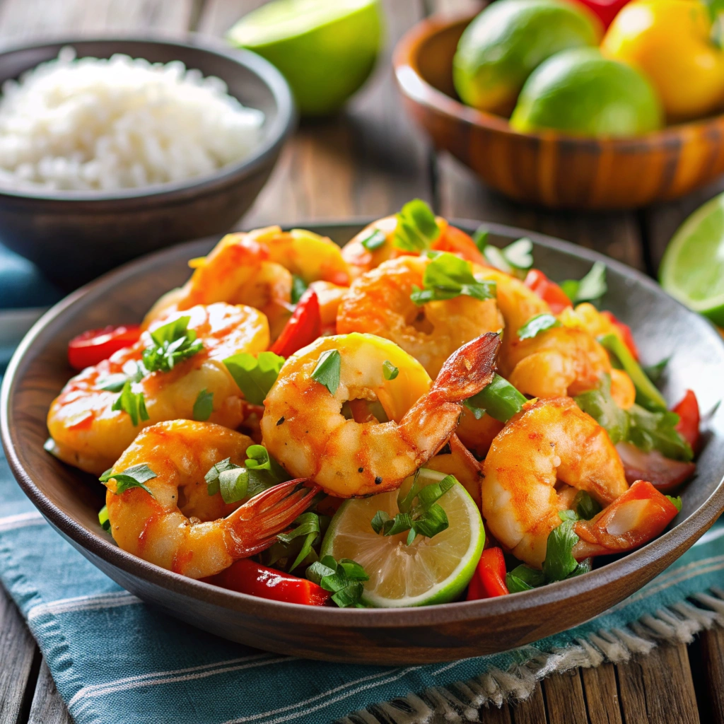 Jamaican Finger Foods Coconut Shrimp