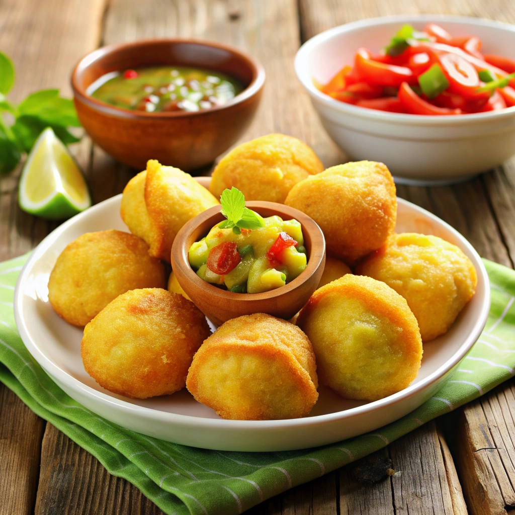 Jamaican Finger Foods Fried Dumplings