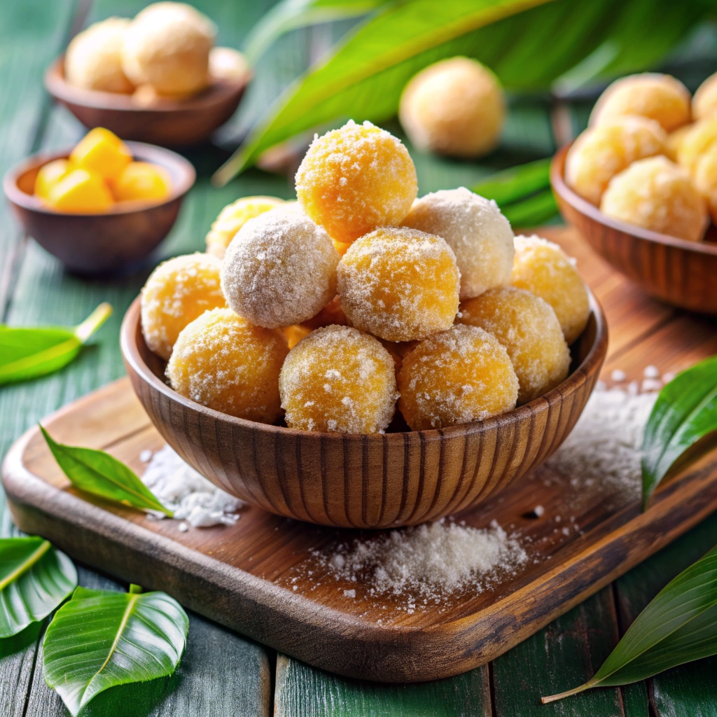 Jamaican Tropical Fruit and Coconut Balls