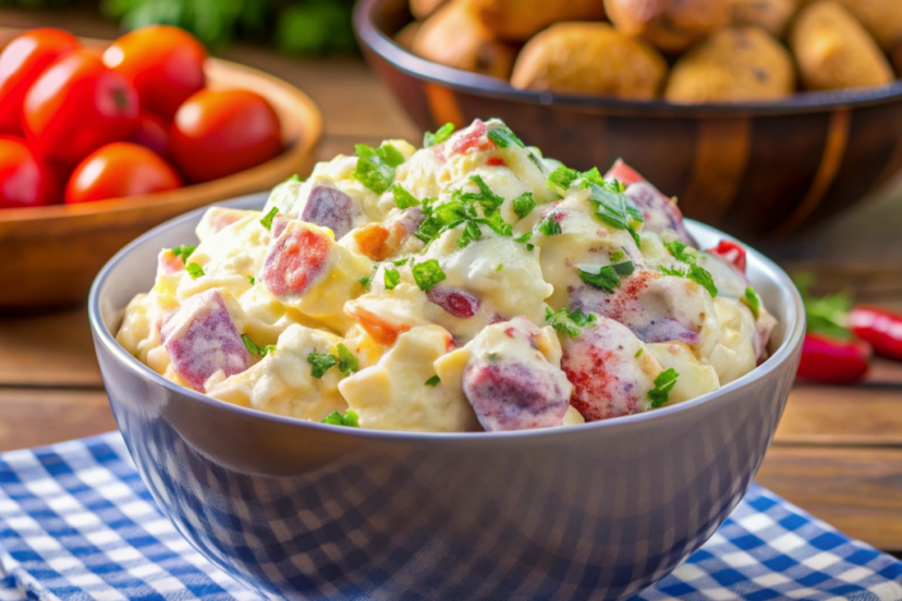 Red Hot and Blue Potato Salad Recipe