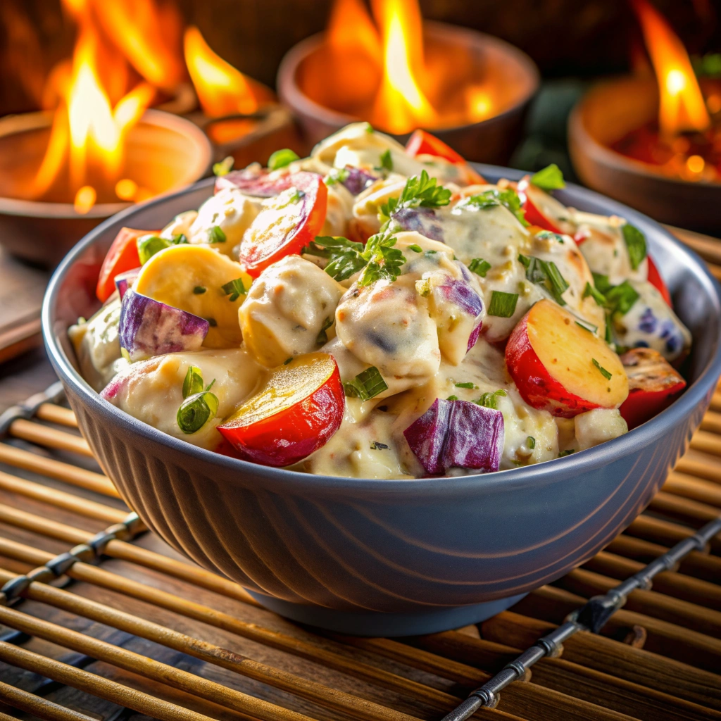 Red Hot and Blue Potato Salad Recipe