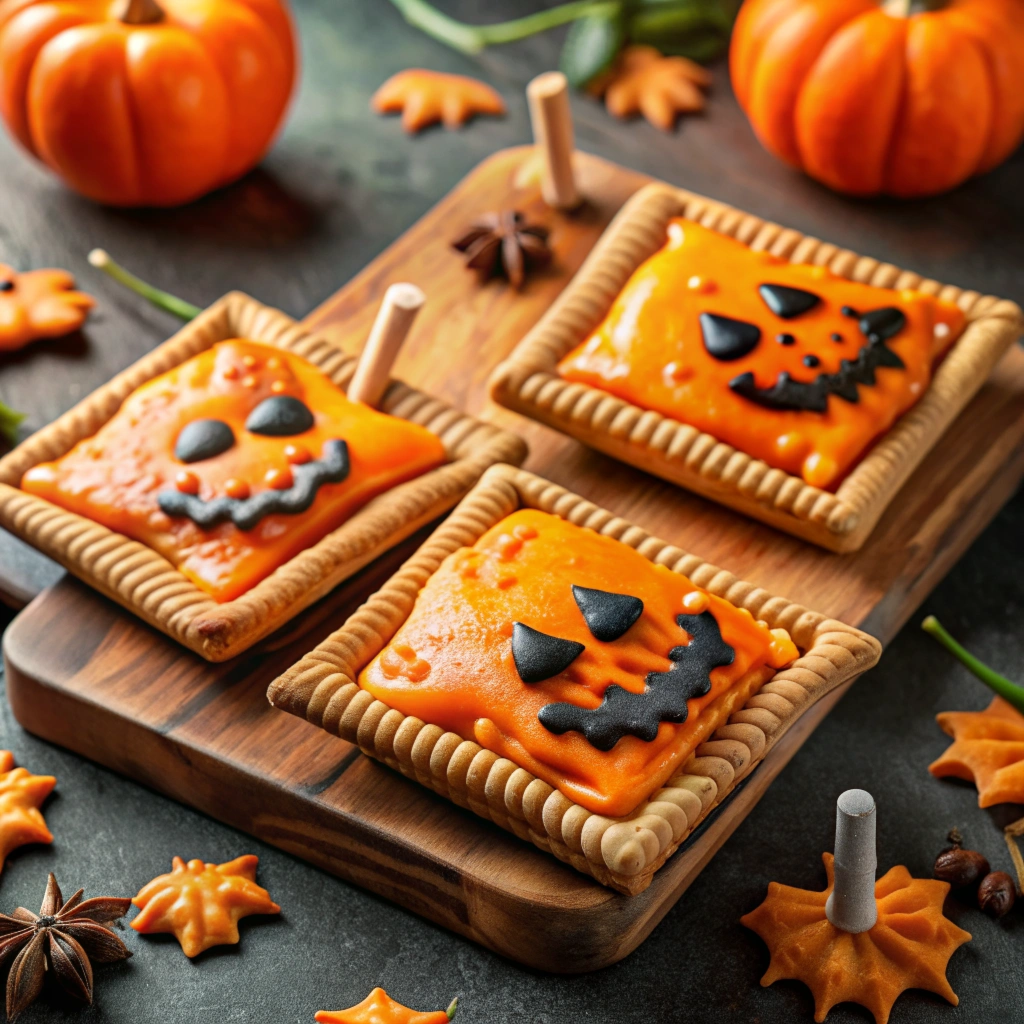 Halloween Food ideas Vegan Gluten free  Pumpkin Pie Pop Tarts