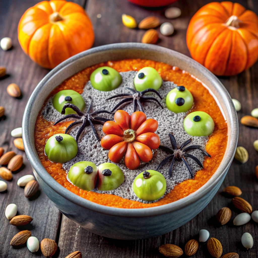 Halloween Food ideas Vegan Gluten free Spooky Smoothie Bowls 