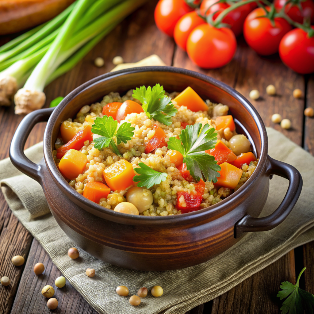 Gluten Free Substitutes for Farro - Quinoa and Chickpea Stew Recipe