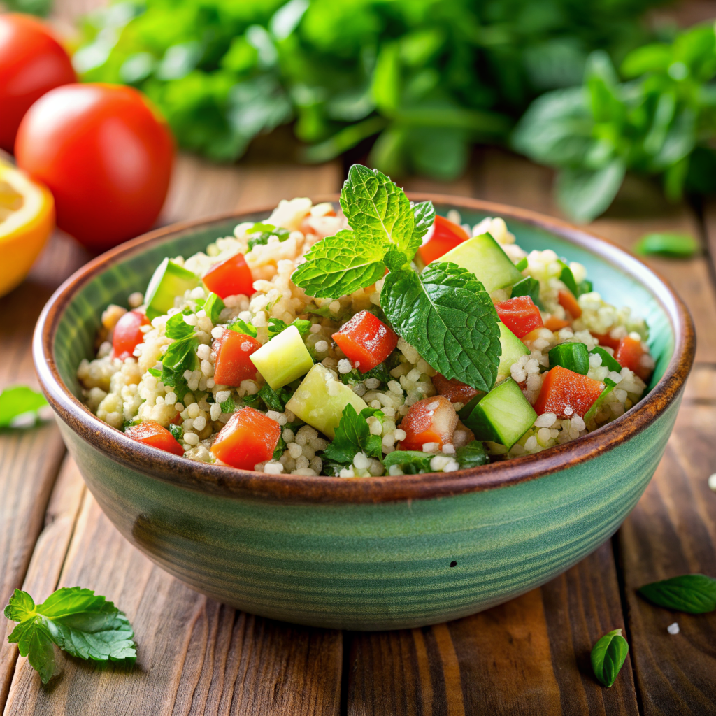 Gluten Free Substitutes for Farro - Fonio Tabbouleh