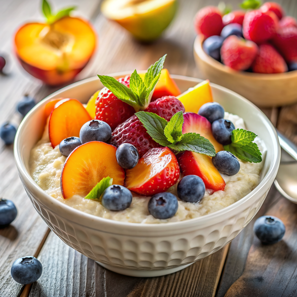 Vegan Gluten Free Greek Food- Greek Breakfast Porridge