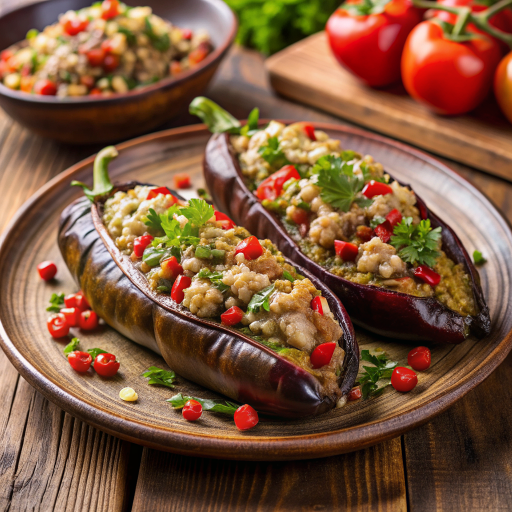 Gluten Free Greek Food: Imam Bayildi – Stuffed Eggplants