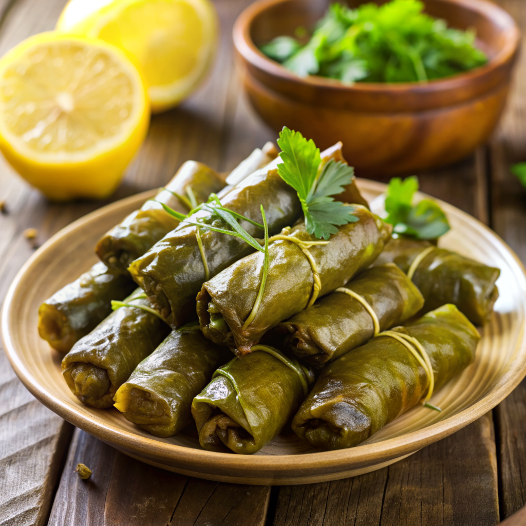 Gluten free Greek Food: Stuffed Vine Leaves – Dolmades