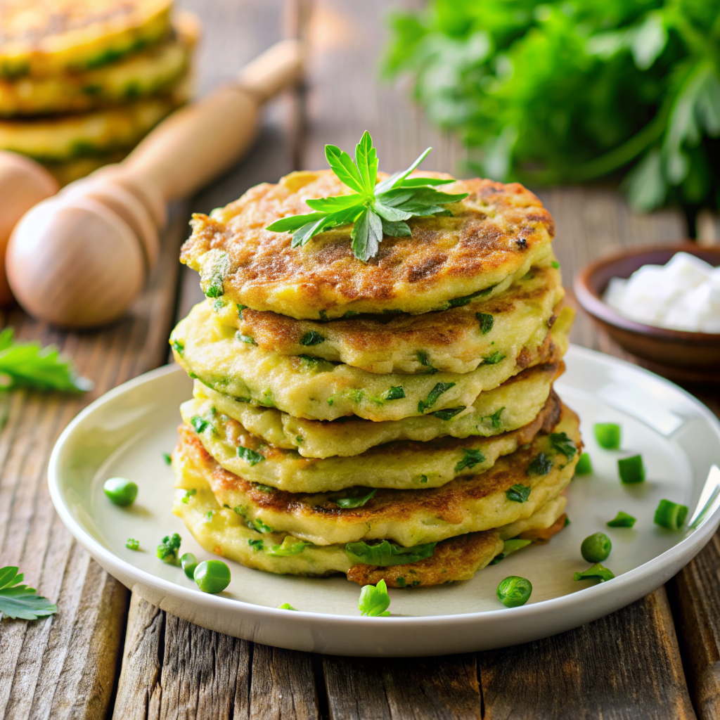 Zucchini Fritters: GF Greek Food