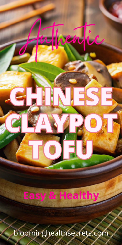 Easy Chinese Claypot Tofu With Mushrooms (Vegan)