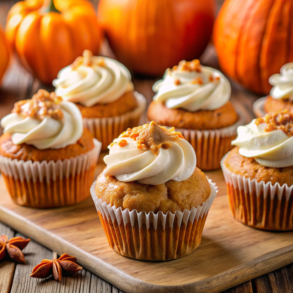 Frosting recipe for Gluten-Free Pumpkin Muffins (Vegan Option)