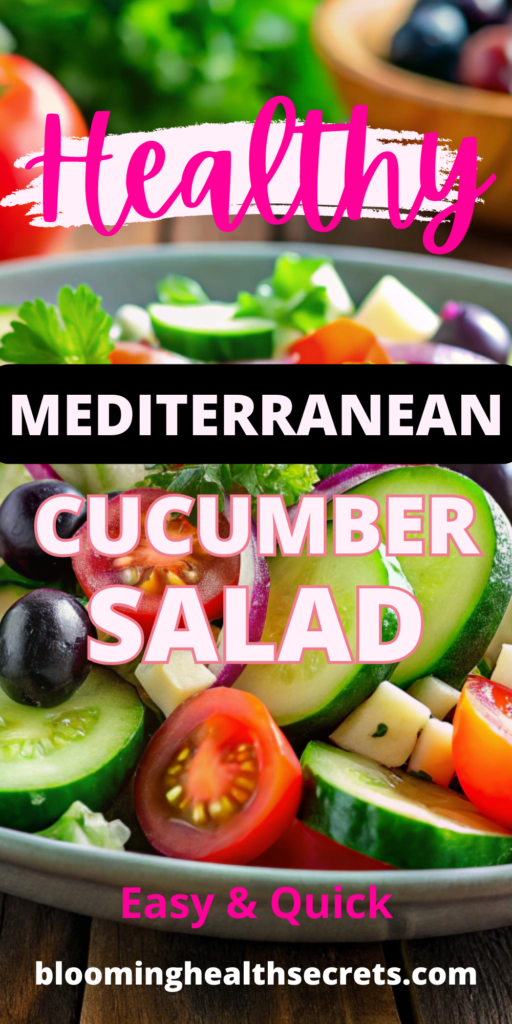 Mediterranean Cucumber Salad - Easy & Quick Recipe