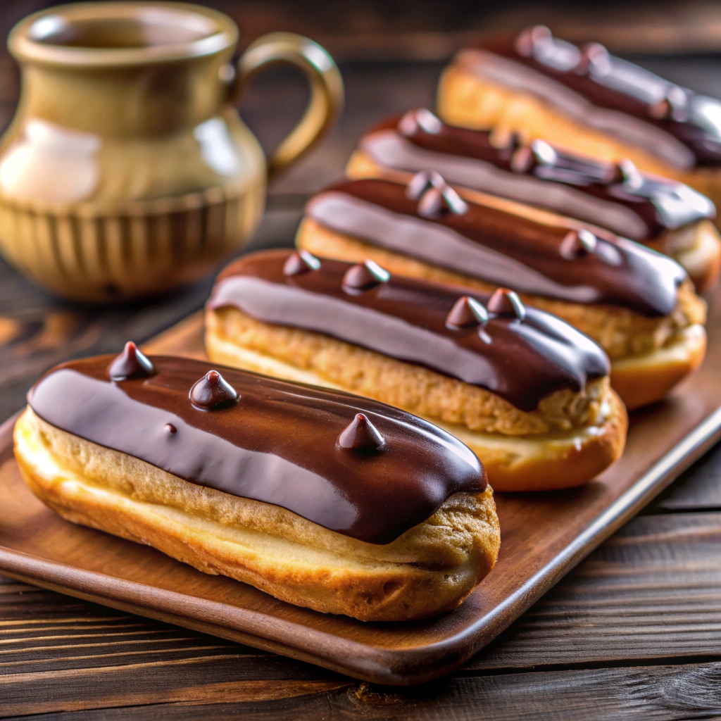 Chocolate Vegan Eclair Recipe (with Gluten-free option)