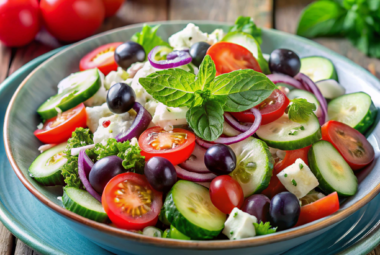 Mediterranean Cucumber Salad – Easy & Quick Recipe