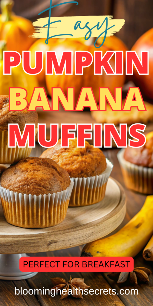 Easy Pumpkin Banana Muffins - Breakfast Ideas