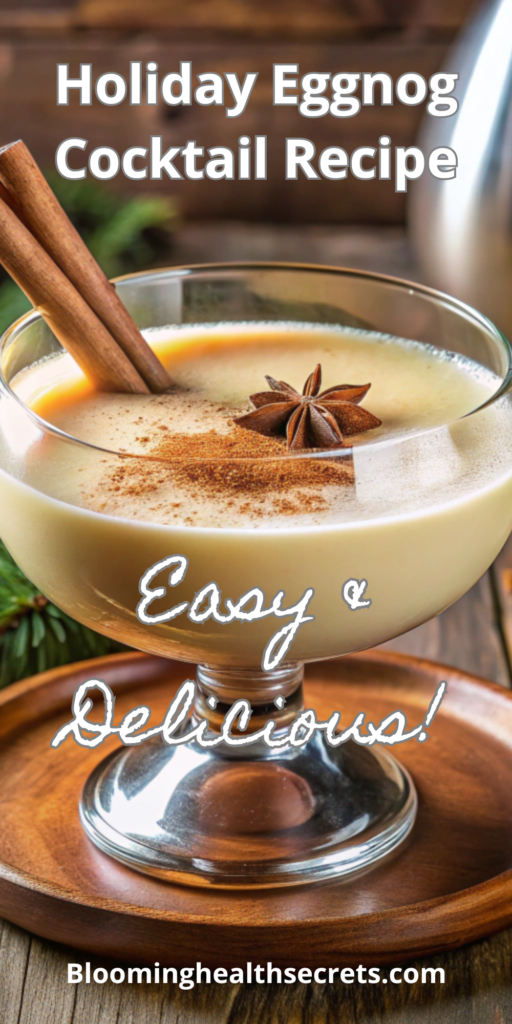 Holiday Eggnog Cocktail Recipe