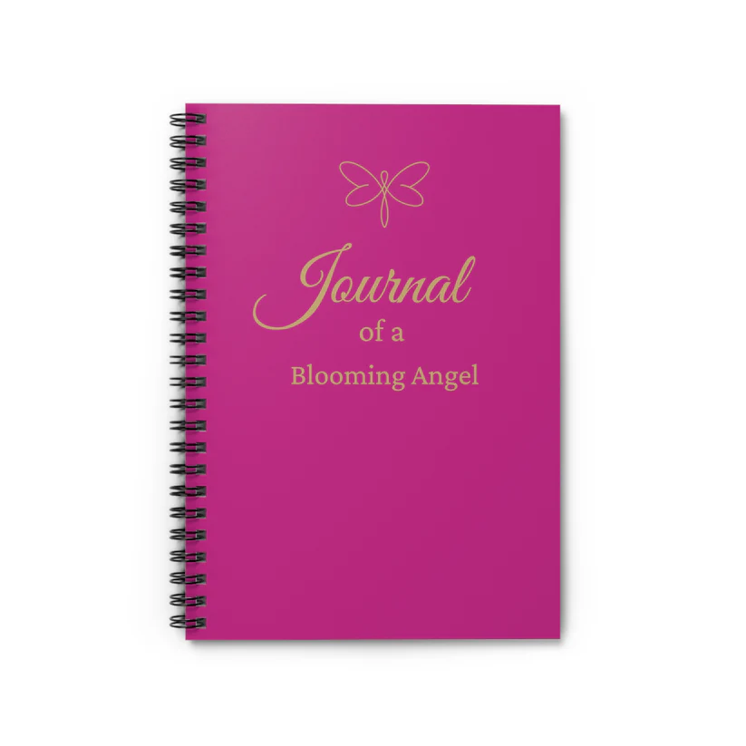 Journal of a Blooming Angel notebook - New Year’s Resolutions for 2025