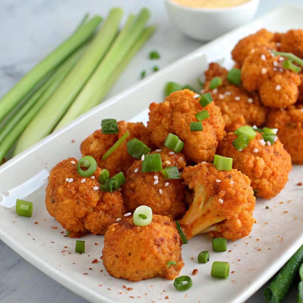 How to make Baked Crispy Cauliflower Bites step-by-step