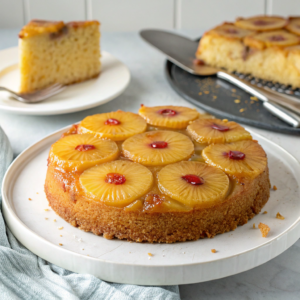 Pineapple Upside Down Cake with Cake Mix