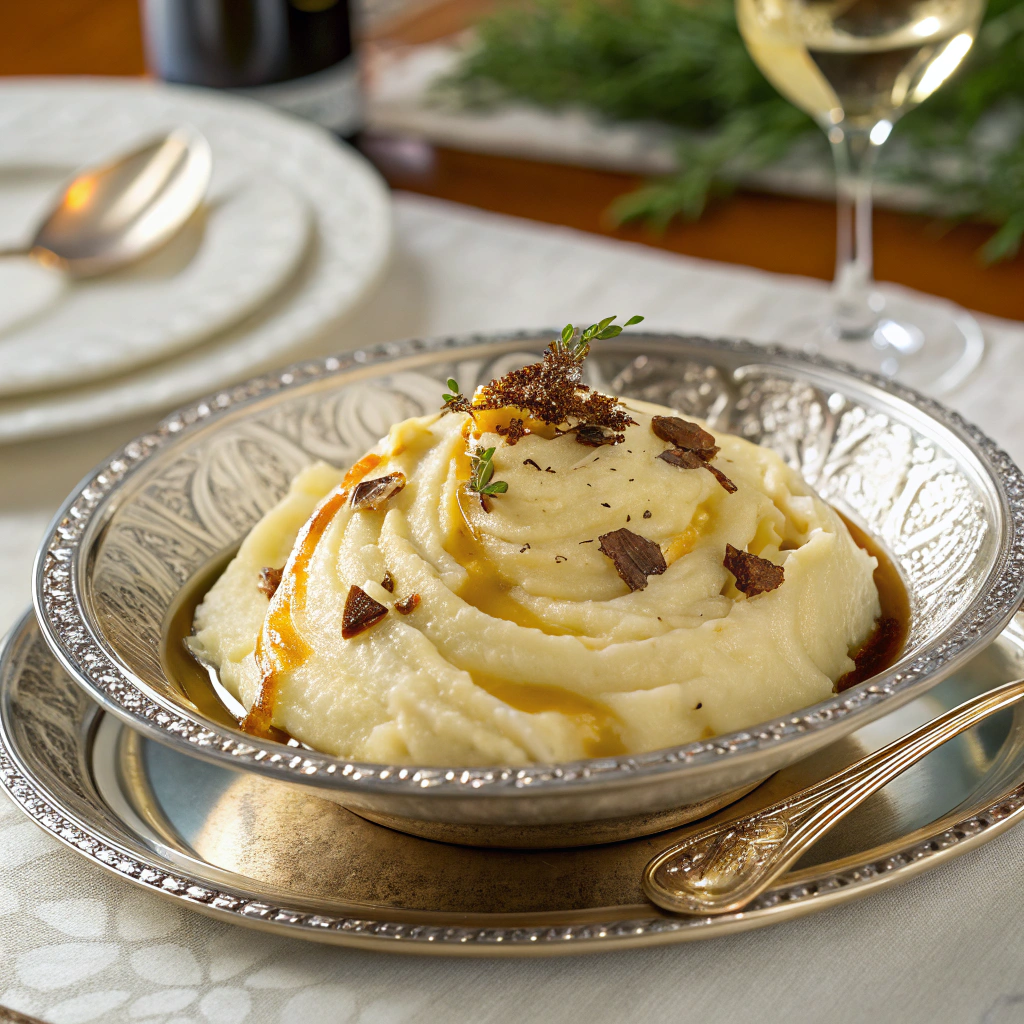 Truffle mashed potatoes restaurant-style