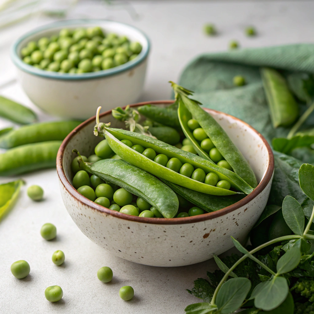 Fresh peas are packed with nutrients.