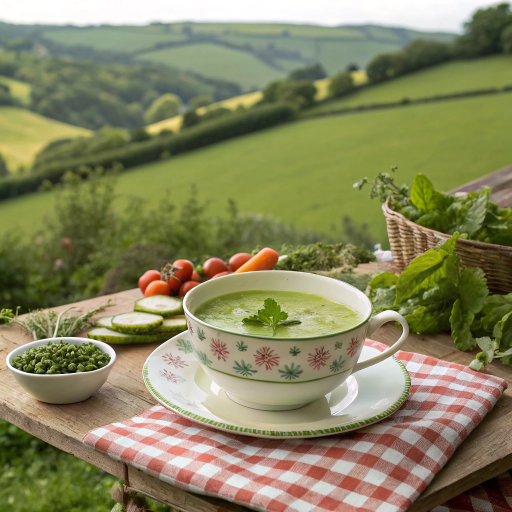 Pea and mint soup can be enjoyed year-round with some seasonal adjustments.