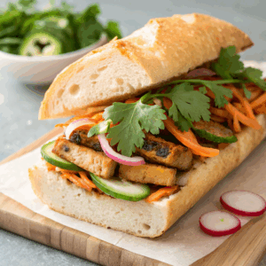 Vegan Tofu Banh Mi Recipe (Vietnamese Sandwich)