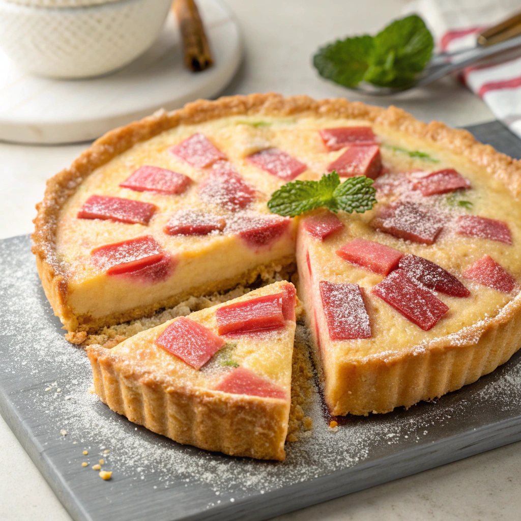 Grandma’s Rhubarb Custard Pie Recipe