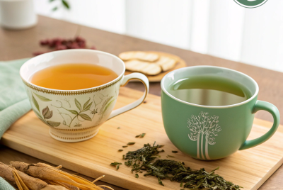 ginseng tea vs green tea