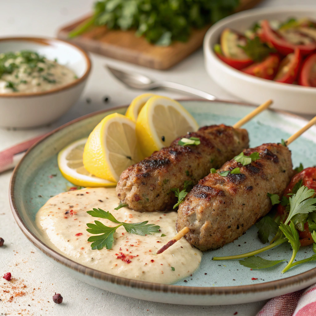 Lamb Kofta with Tahini Sauce