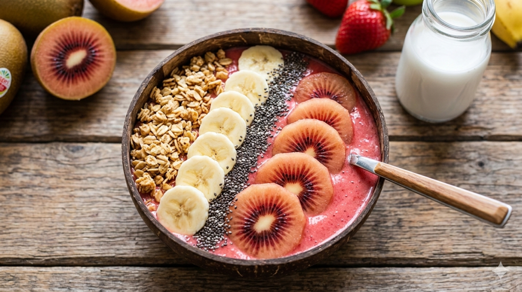 Red Kiwi Smoothie Bowl