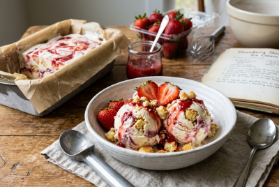 Strawberry Shortcake Ice Cream