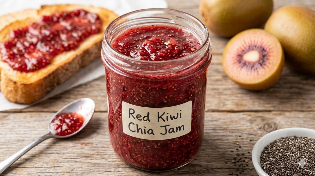 red kiwi chia jam