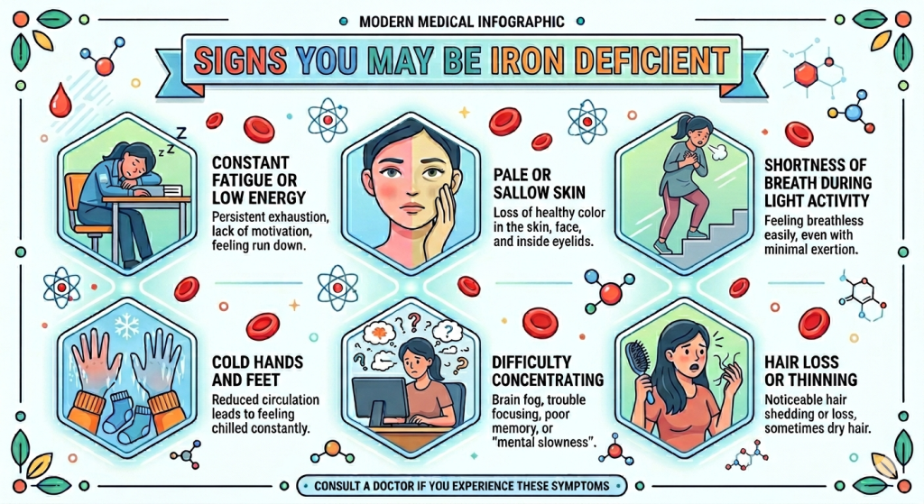 Signs of Iron Deficiency