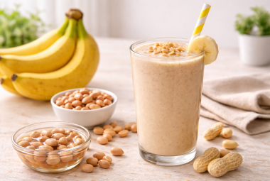 Peanut & Banana High Protein Breakfast Shake