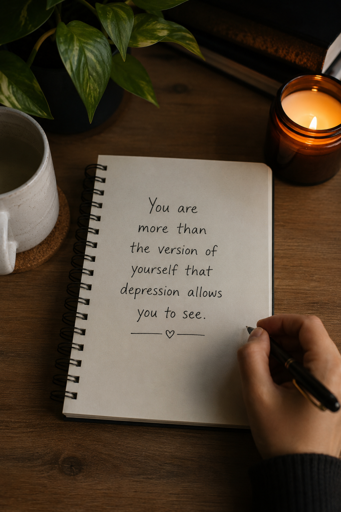 You are more than the version of yourself that depression allows you to see.