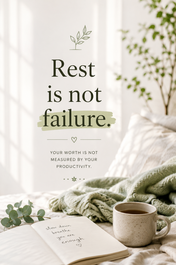 Rest is not failure.